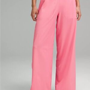 Lululemon Athletica Wide Leg Pink Pants